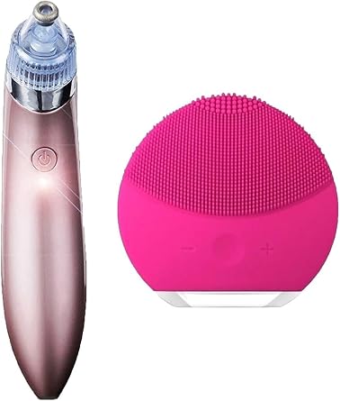 Chermik Vacuum Blackhead Acne Cleanser And Vibrating Facial Cleanser 2 Li Facial And Skin Care Set