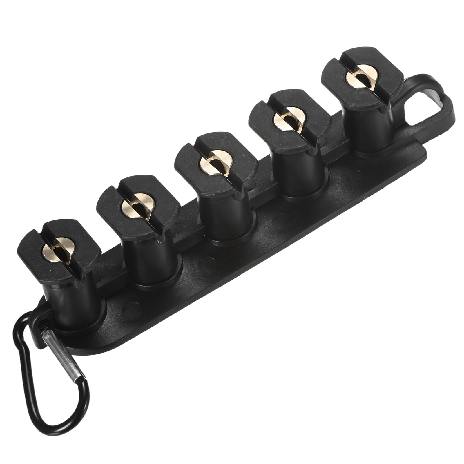 M METERXITY 5-Pack Pressure Washer Nozzle Tips with Holder, 1/4 Inch Quick Connect, 4000PSI 65 Degrees Power Washer Nozzle Tips for Car/Wall/Exterior Surface Cleaning, Orifice 2.5 [Black]