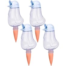 4 Pack Plant Watering Devices, Bird Shape Terracotta Watering Spikes, Self Watering Spikes, Automatic Plant Waterer for Indoor Outdoor Plants