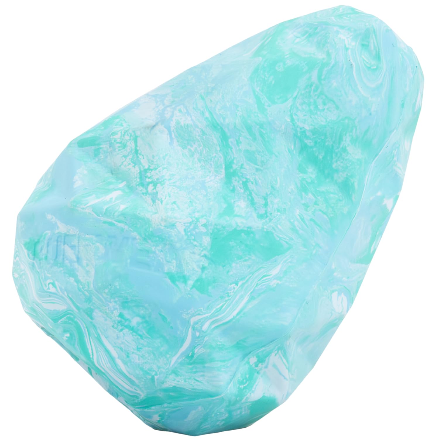 RUFFWEAR Gnawt-a-Cone Dog Toy, Pinecone Inspired Shape, Chew-Resistant Rubber Dog Toy with Erratic Bounce to Engage and Reward, Food & Treat Dispenser, Easy to Clean, One Size, Glacial Blue
