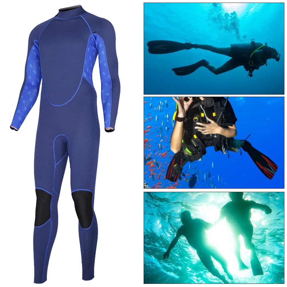 SLINX Męski jednoczęściowy kombinezon do nurkowania z długim rękawem Snorkeling Surfing kombinezon szybkoschnący strój kąpielowy