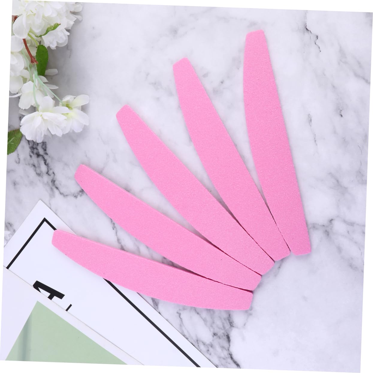FRCOLOR 3sets Limette Per Unghie Bifacciali Con Adesivo Strumento Per Manicure e Finitura Per Unghie e Artificiali Resistente e Facile Usare