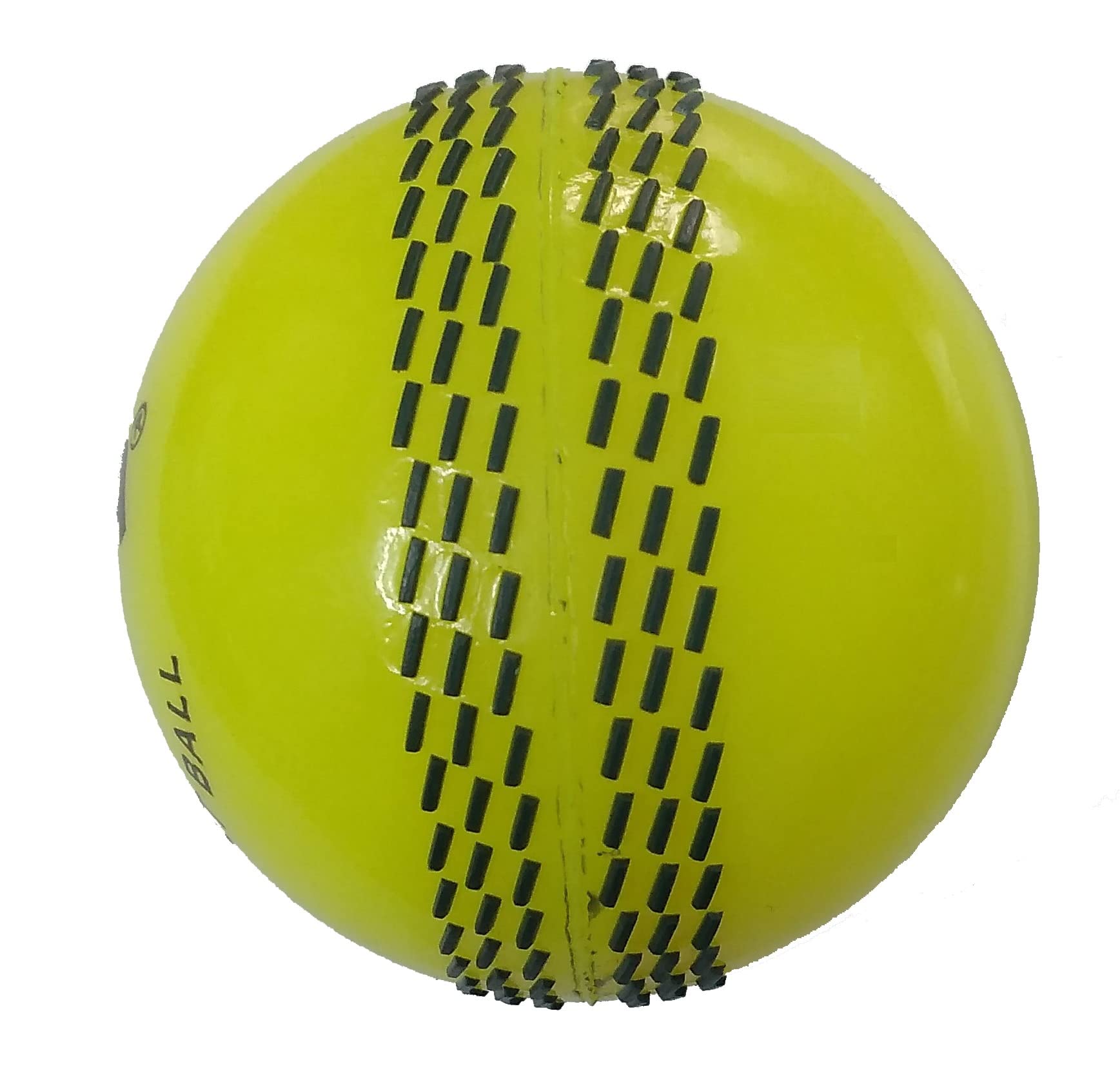 Tima Sports Fun Poly Hard Synthetic Red Cricket Ball (Yellow Pack of 2) 3