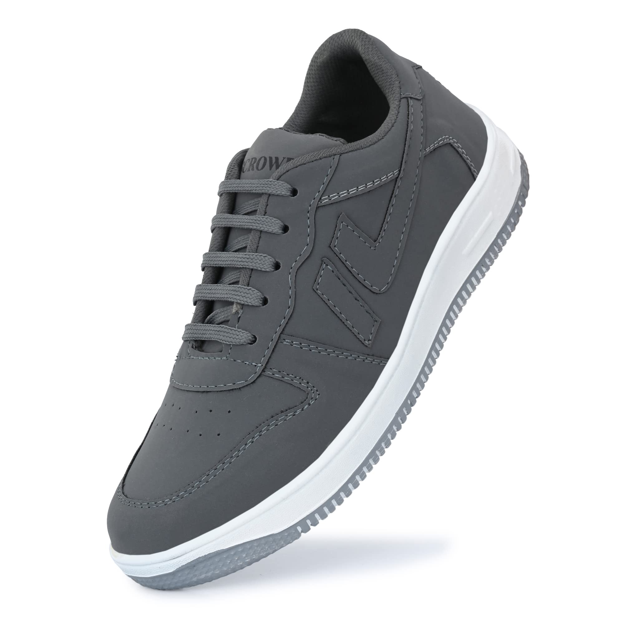 YSCROWD Mens Sneakers Fashion Casual Stylish Comfort Walking Gym Dark Grey Shoes (Dark Grey, 8) (B0CK5569QS) Amazon Price History, Amazon Price Tracker