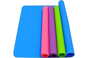 Alfombrilla de Silicona para Manualidades HiGift, 4-Pack