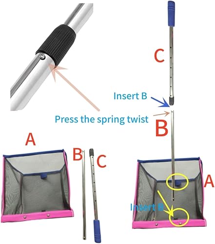 Miniatura 5 de 35 Pickleball Pick Up Coleccionador de pelotas de béisbol, cesta de tolva contenedor para recolección y almacenamiento, herramienta de entrenamiento