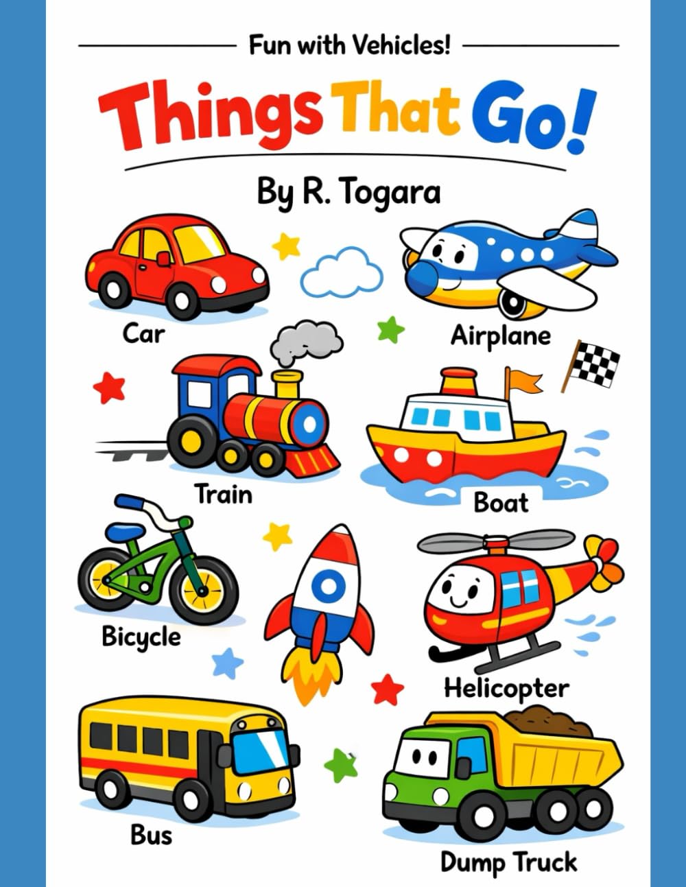 Things That Go – Kids Activity Book