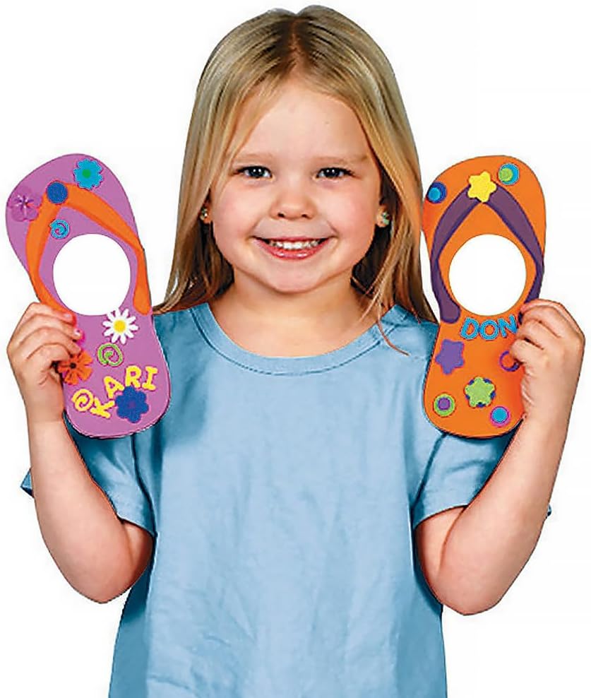 Fabulous Foam Flip Flop Frames - Crafts for Kids and Fun Home Activities