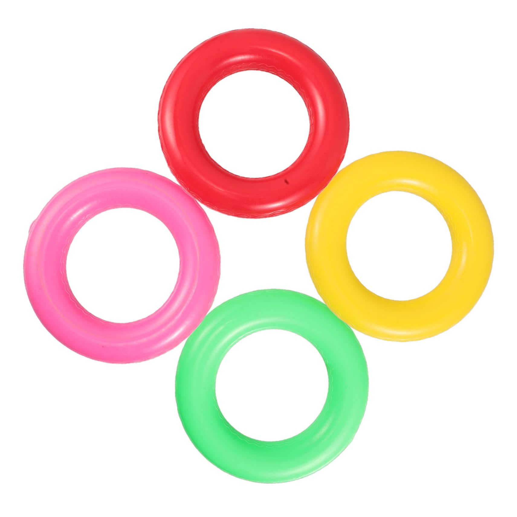 Anneaux de Lancer 4 Pièces Antidérapants en Latex Jeu de Relais Sportif pour Garçon et Filles pour Élèves de Primaire et Secondaire, pour Jeux D'extérieur et Carnaval