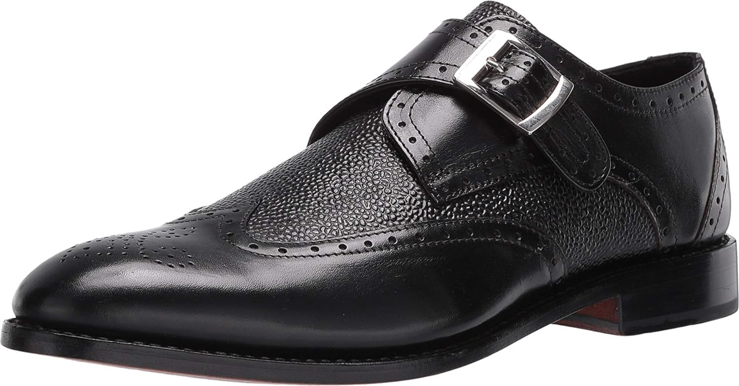 Men’s Anthony Veer Roosevelt Double Monk Strap Shoe Black 8.5 6218 Men main image 3