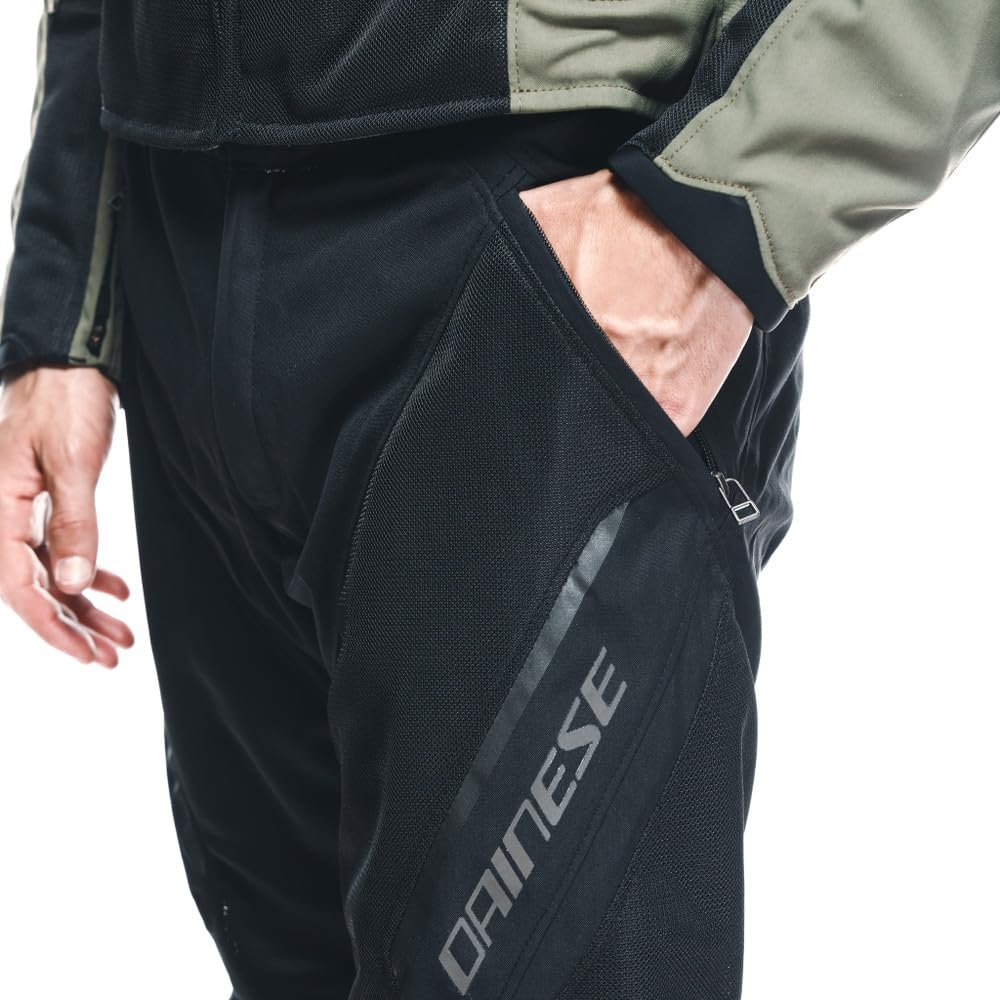 Dainese Herren Drake 2 Super Air Tex Pants Mesh-Motorradhose, Belüftet und Leicht, mit Abnehmbaren Protektoren