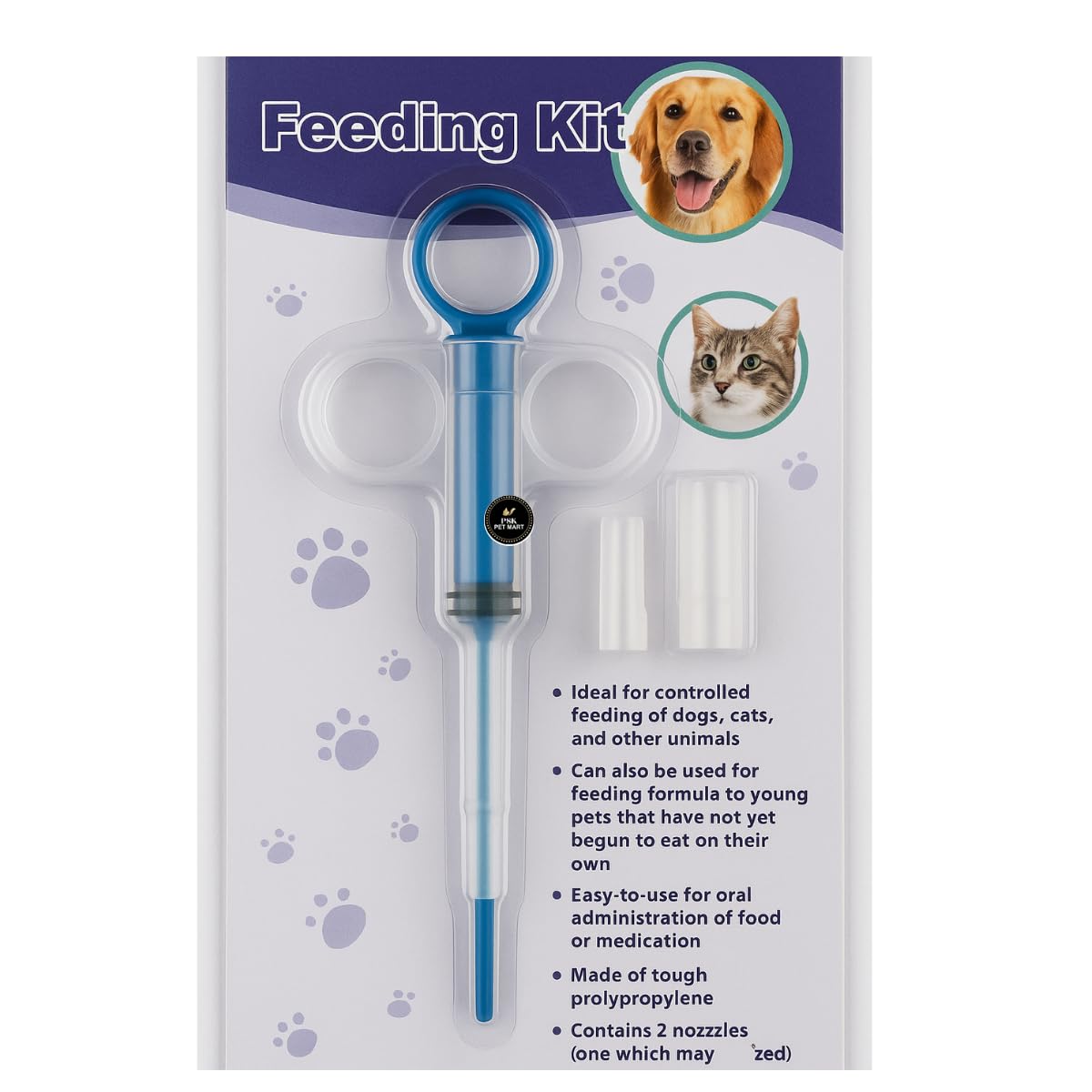 PSK PET MART Dog & Cat Pill Dispenser Tool | Soft-Tip Pet Pill Shooter & Feeder | Easy Medication Syringe for Small Animals & Pets-picture-14