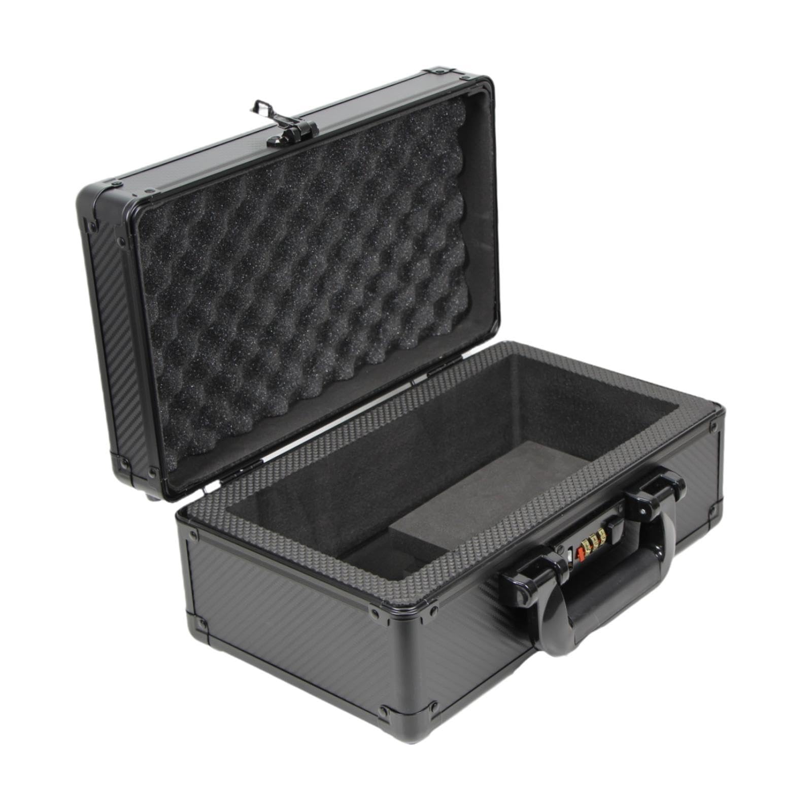 Boîte Rangement pour Cartes à Collectionner, Protection Simple Couche, étui Transport Portable en Alliage d'aluminium étanche, Porte-Cartes