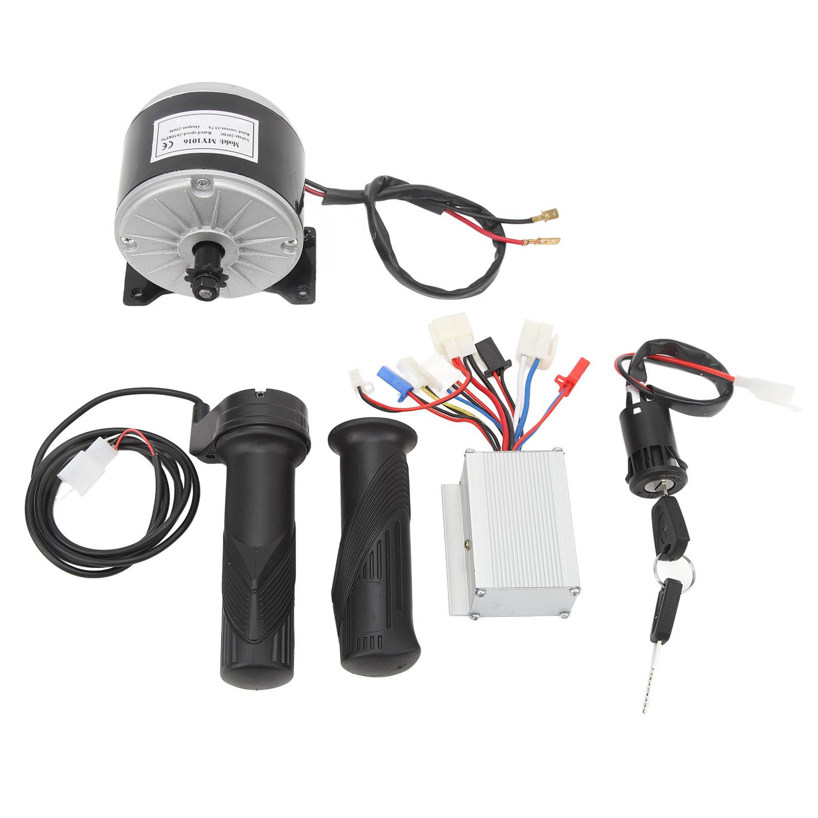 Manopole Acceleratore e Kit Controller Motore 24V 250W per Appassionati di Bici Elettriche e Scooter Fai da Te