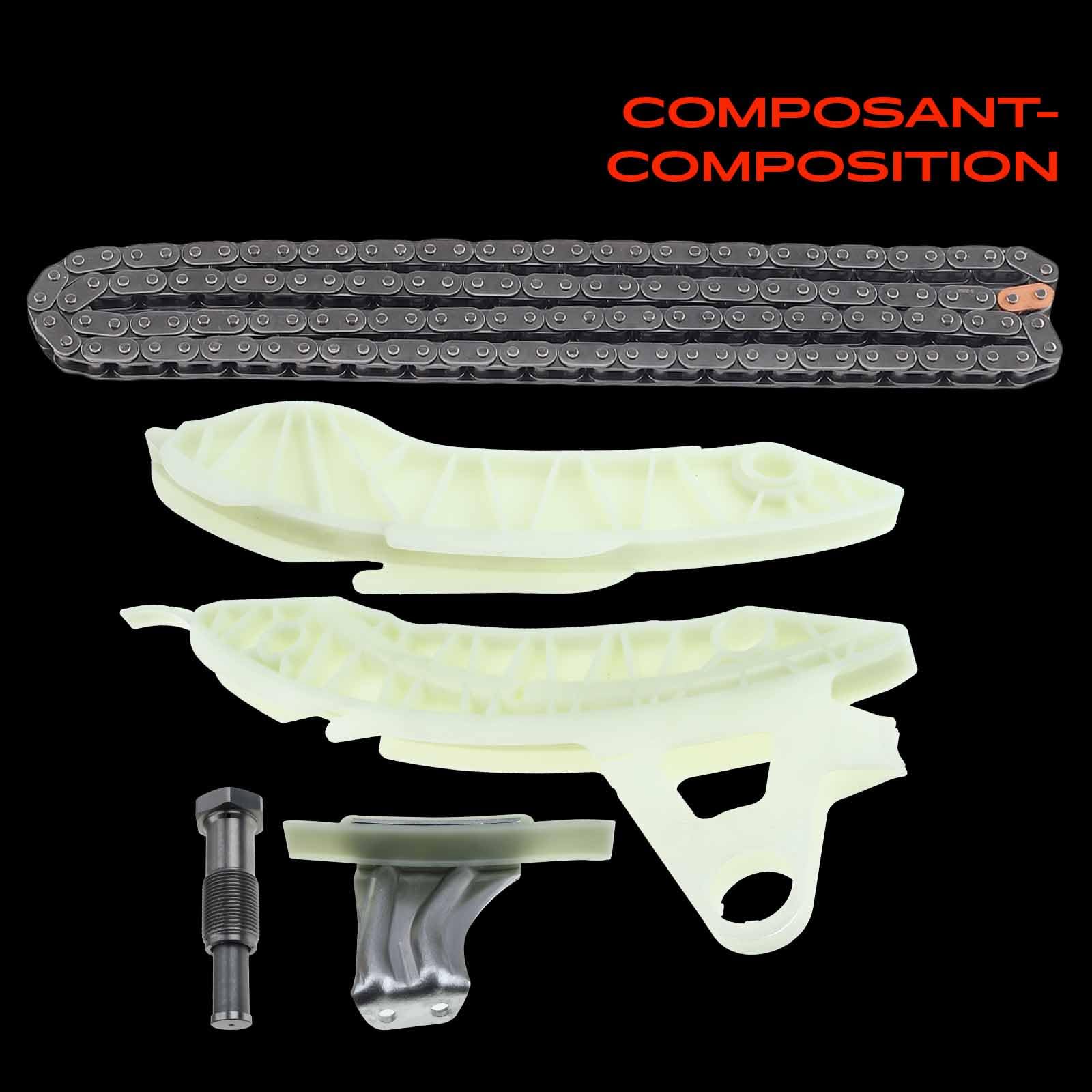 Frankberg Kit de chaîne de distribution 11311439853 | Compatible avec: C4 II NC, DS5, M.i.n.i Cabriolet R57, M.i.n.i Clubvan R55, 2008 I CU, Tipi partenaire, 207 SO WK