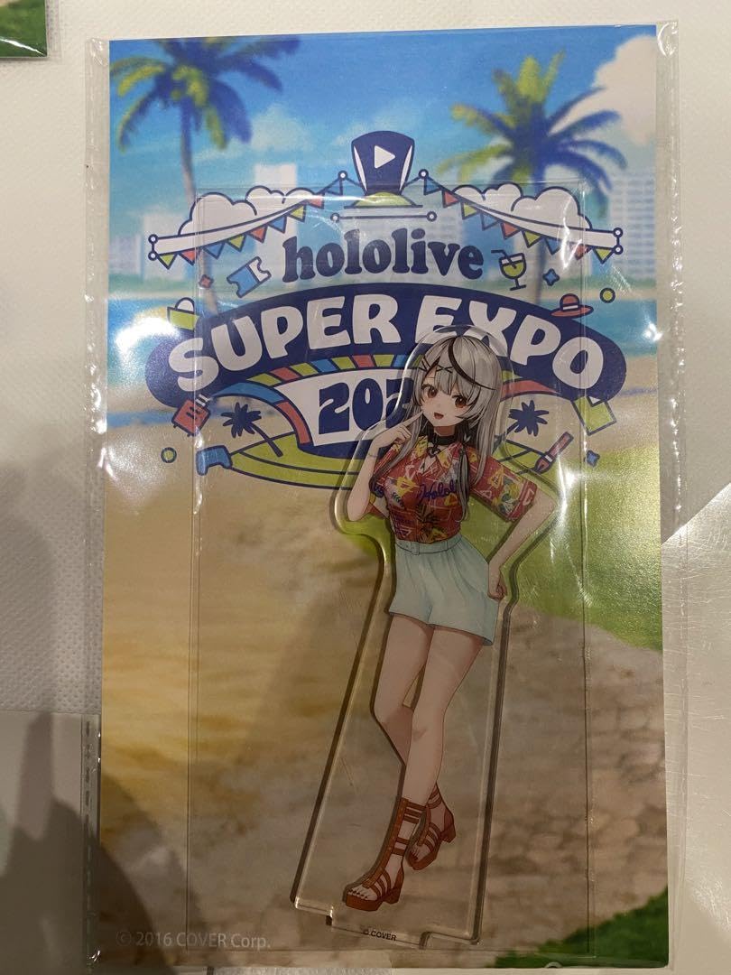 沙花叉クロヱ 沙花叉クロヱ アクリルスタンド ハワイアン どんぐりねこ