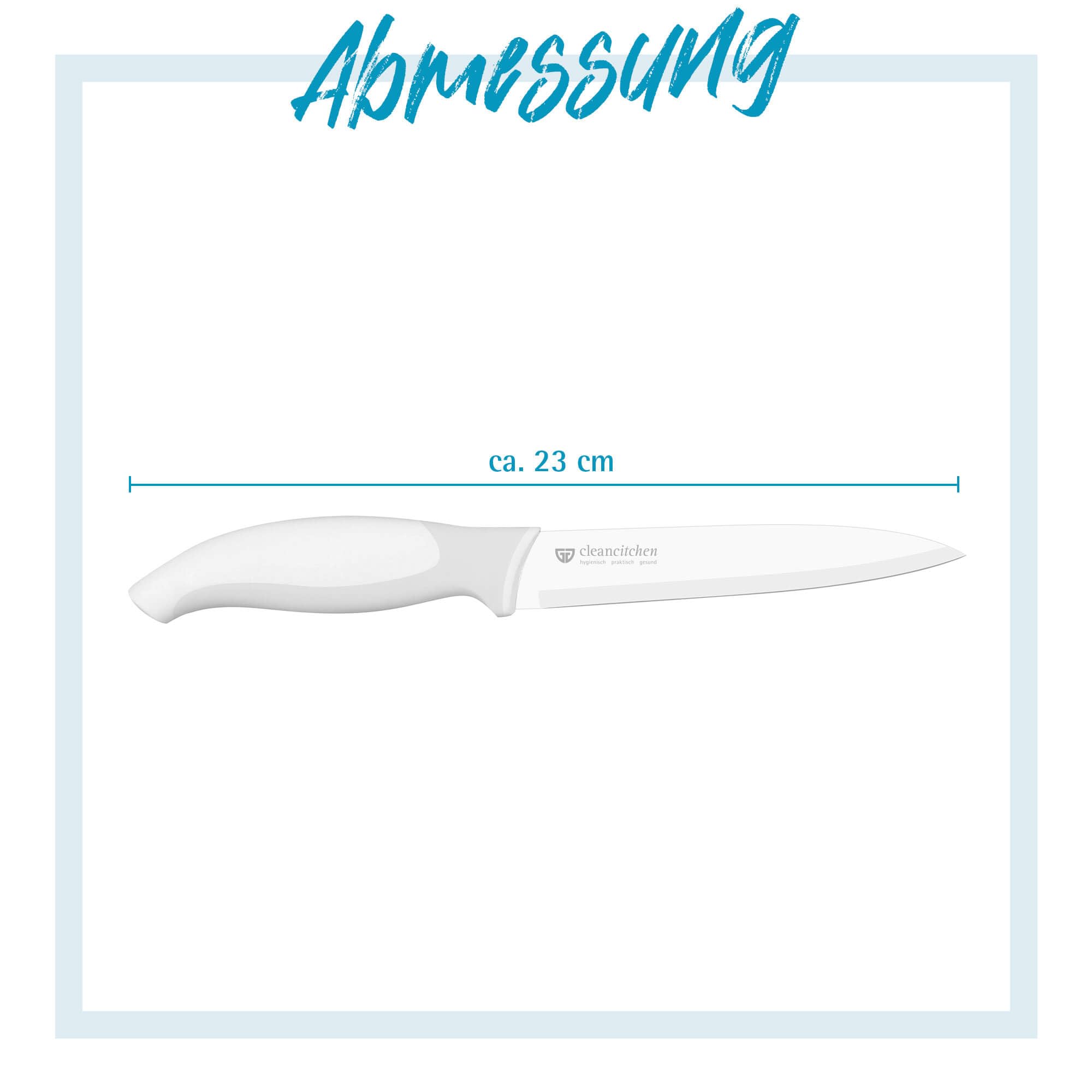 GRÄWE couteau anti-bactérien 5" (12,7 cm) blanc