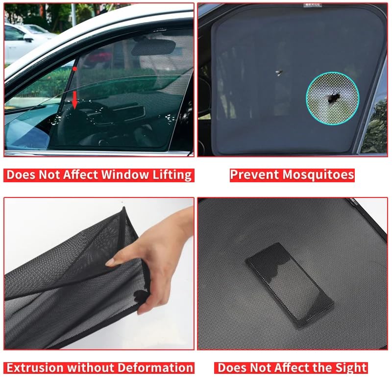 Auto Seitenfenster Sonnenschutz Für Audi Q4 E-tron 2021-2025 - 2-tlg. UV Schutz