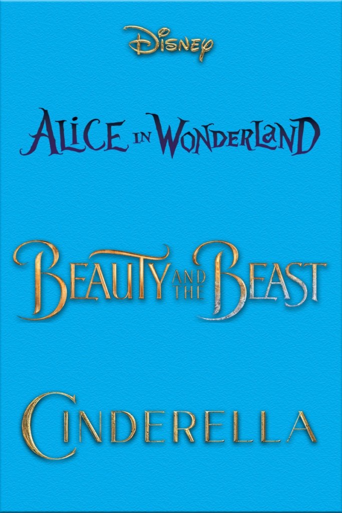 Beauty and the Beast, Cinderella & Alice in Wonderland
