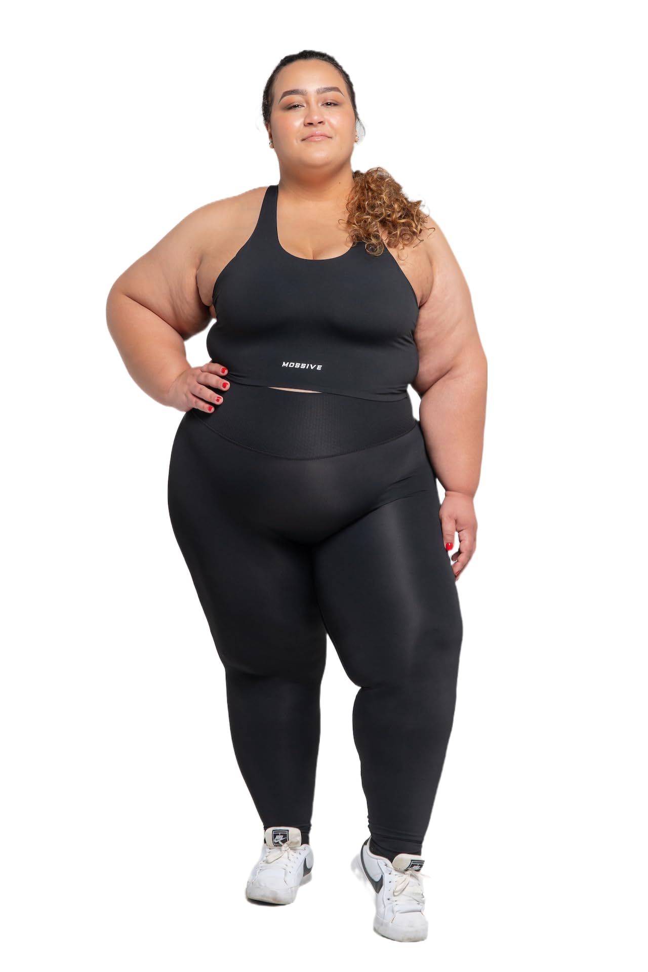 Ensemble sport grande taille conçu pour sublimer les formes sans aucune compression