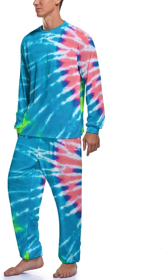 Amazon.com: Conjunto de pijama para hombre de manga larga, pijama de manga  larga y parte inferior para hombre, talla S-XXL : Ropa, Zapatos y Joyería