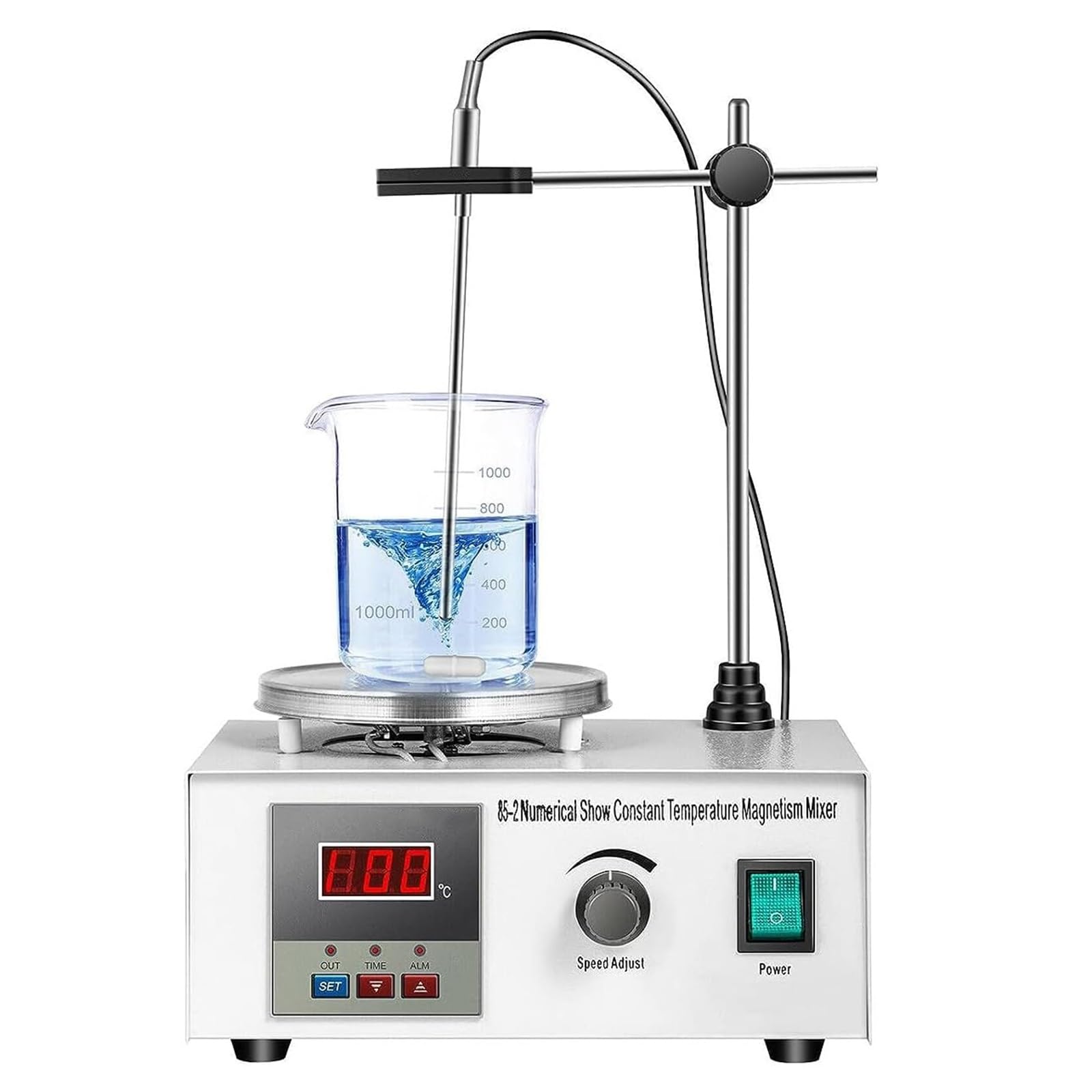 GLJTUO Magnetic Stirrer Magnetic Mixer Digital,0-2000 RPM/min Hot Plate with Stirring Bar,Electric Lab Stirrer Mixer,for School,Classroom,Scientific Research