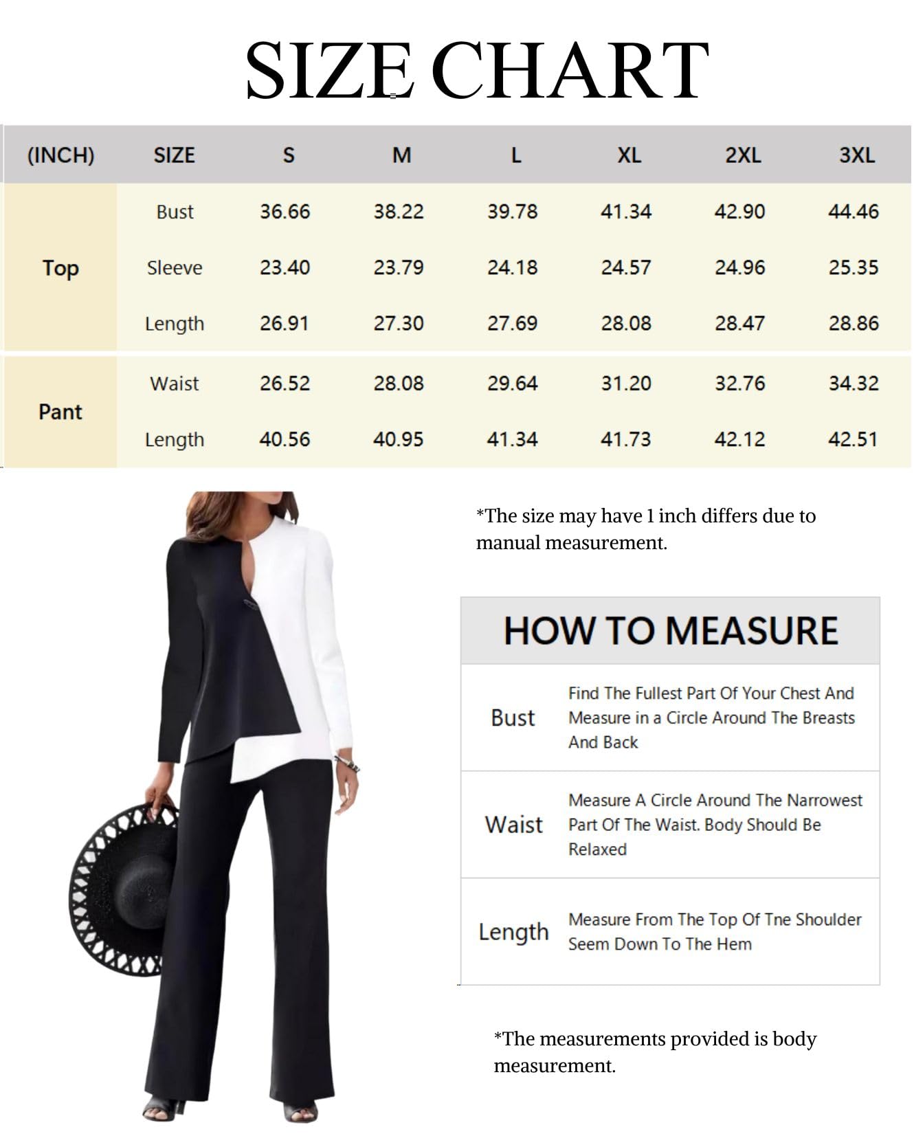 BIVENANT Abiti da donna in 2 pezzi con pantaloni eleganti per un matrimonio casual irregolare chiffon gamba larga set pantaloni