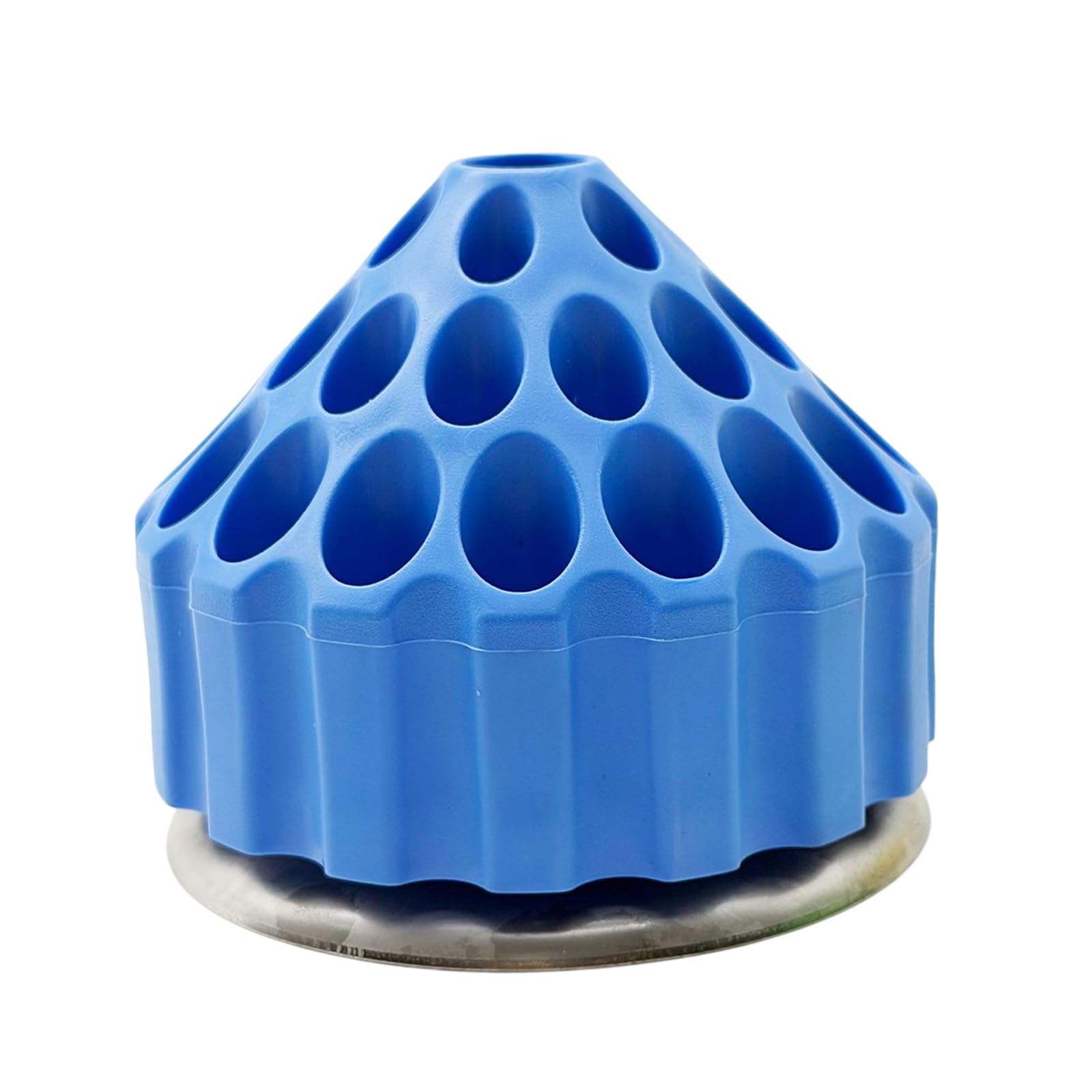 Rotating Bur Holder Multiple Compartment Tool Organizers Construction Workshop Storage for Various Bits Rotary Tool Holder Stand
