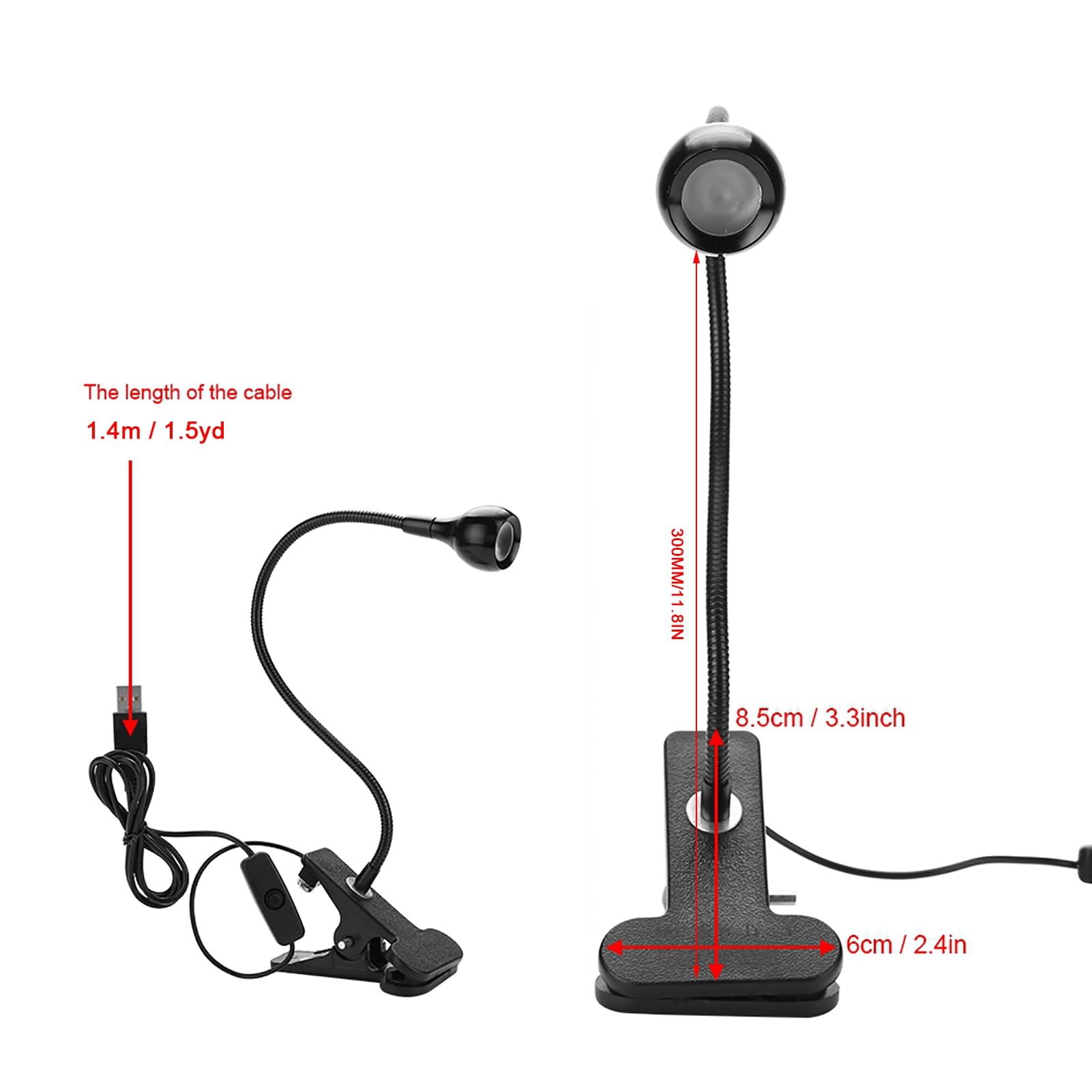 Lampe à Polymérisation de Colle UV LED, Lumière Violette USB avec Clip et Interrupteur pour la Réparation de Téléphones