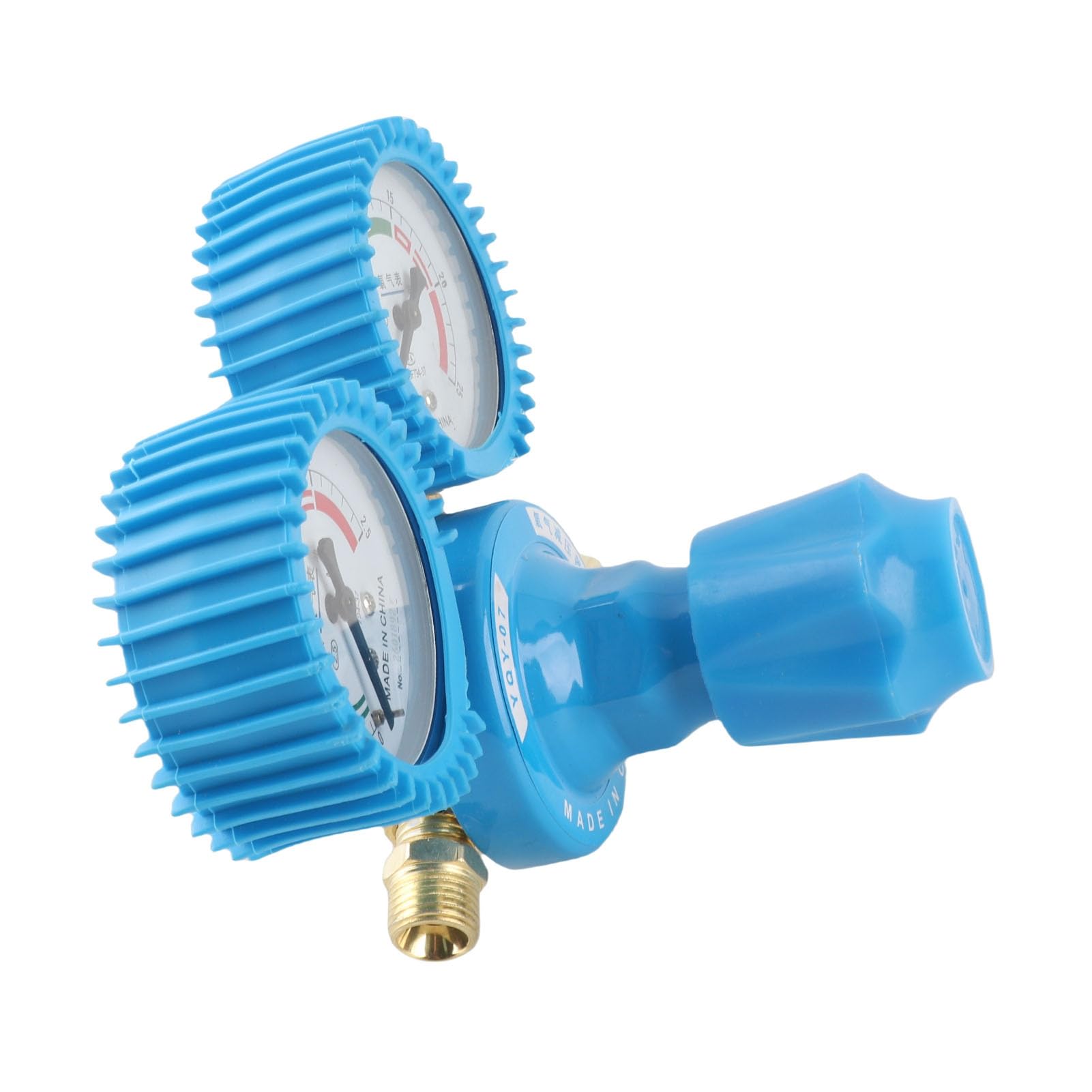 Soldador Regulador de Oxígeno Medidor Regulador de Oxígeno Medidor de Gas de Soldadura de Reductor de Presión de Doble de Cilindro