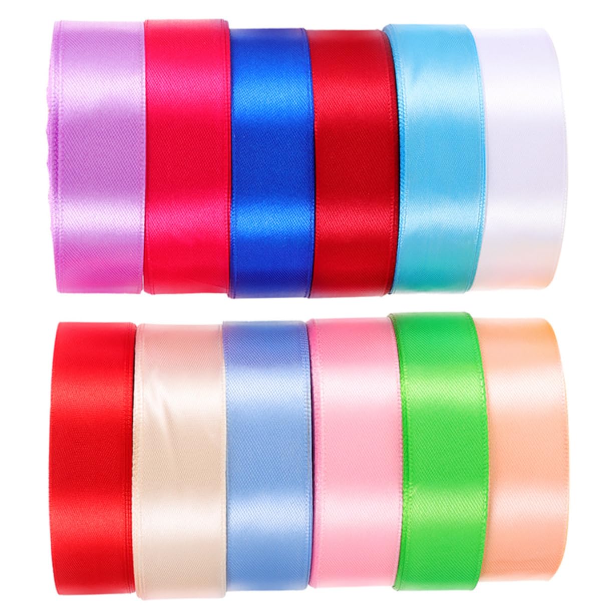 EXCEART 12 Rollos Cinta para Envolver Regalos Cinta de Colores para Manualidades para Pasteles para Cajas de Obsequio Flores para Hacer Tú Mismo Color Aleatorio