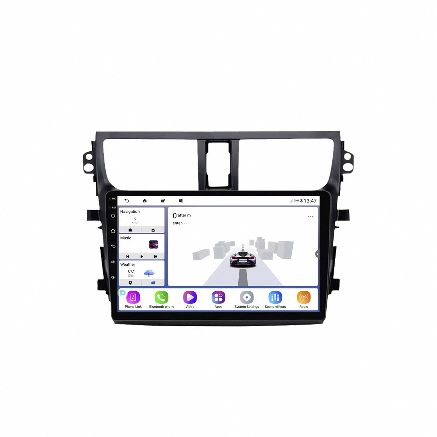 Radio de coche 2 DIN SsangYong Rexton con Android Auto y Bluetooth 4G+64G 8