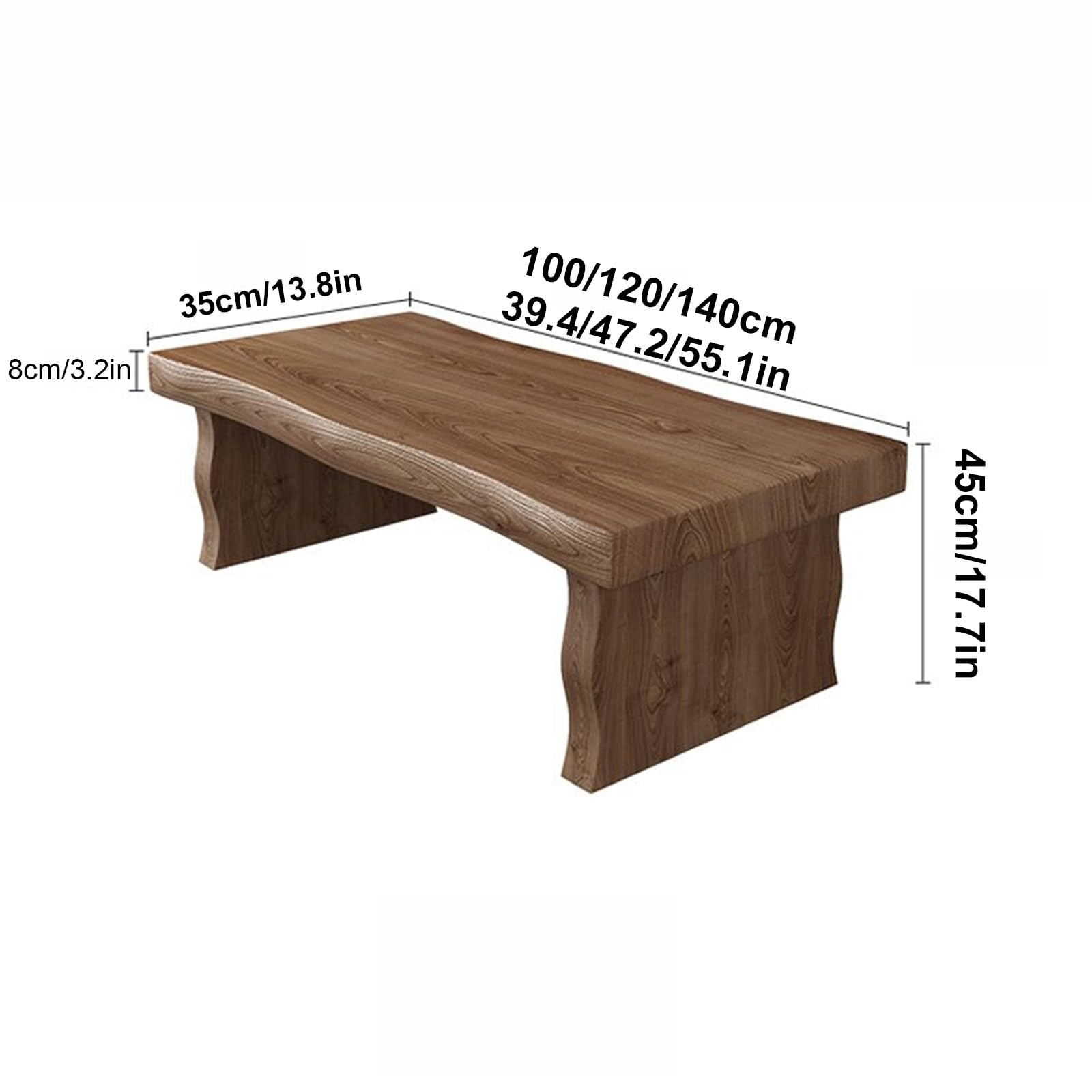 Banc d'intérieur en bois massif de style campagnard pour salon ou salle à manger, banc à chaussures ou banc d'entrée, marron, banc de table de cuisine intérieure, pour salle à manger de style campag