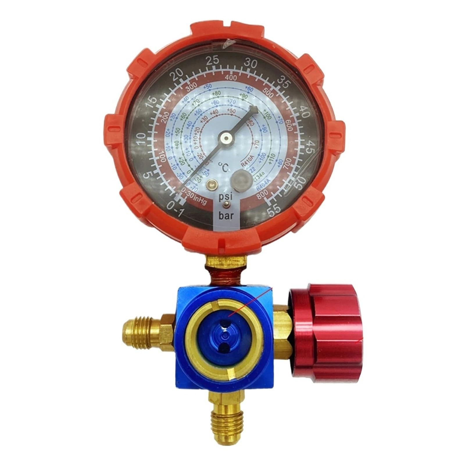 Medidor de presión baja y alta de refrigerante de aire acondicionado for R410A R134A R22 R404A A/C herramienta de carga de refrigerante de diagnóstico Verificación de diagnóstico(HIGH pressure)
