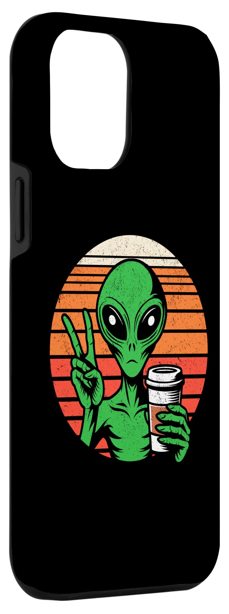 Amazon.com: iPhone 14 Plus Alien coffee lover for men women alien