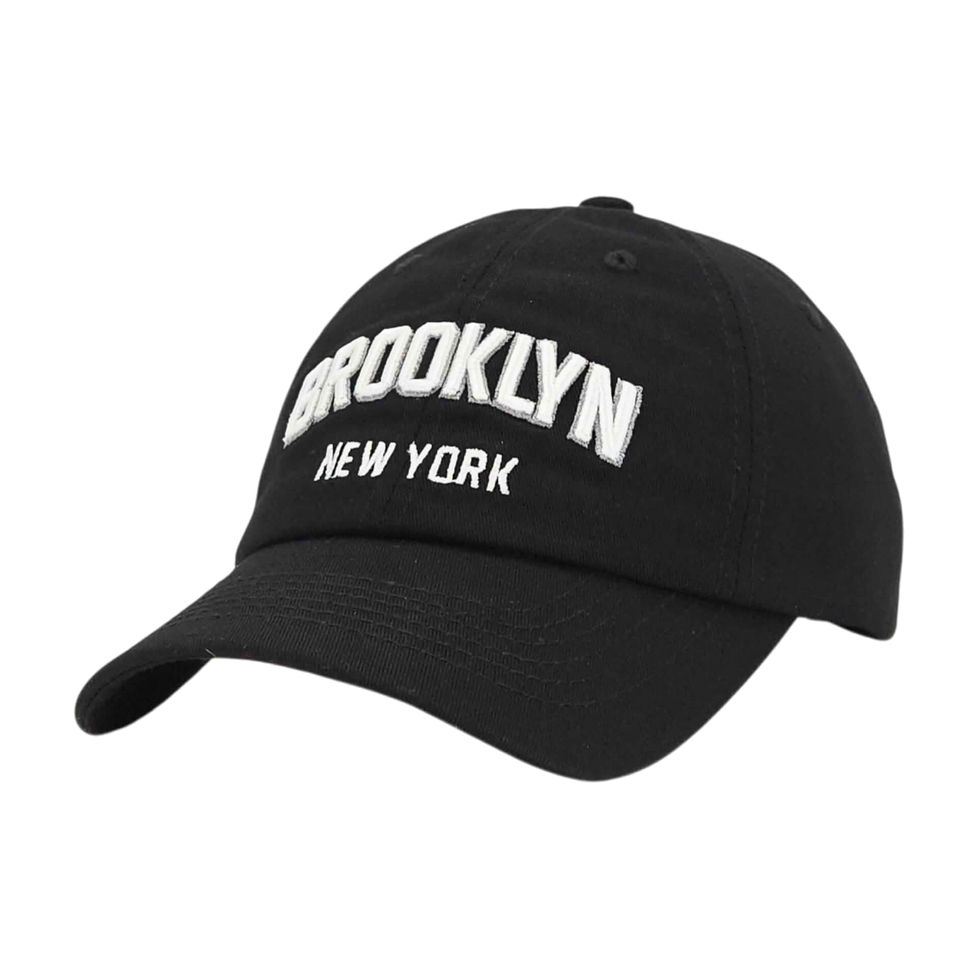 E BY ELIDAN Brooklyn New York Baseball Cap, Embroidered Dad Hat Adjustable Metal Buckle Strap Fits Men and Women, One Size | Breathable 100% Cotton, Lightweight Low-Profile Unstructured