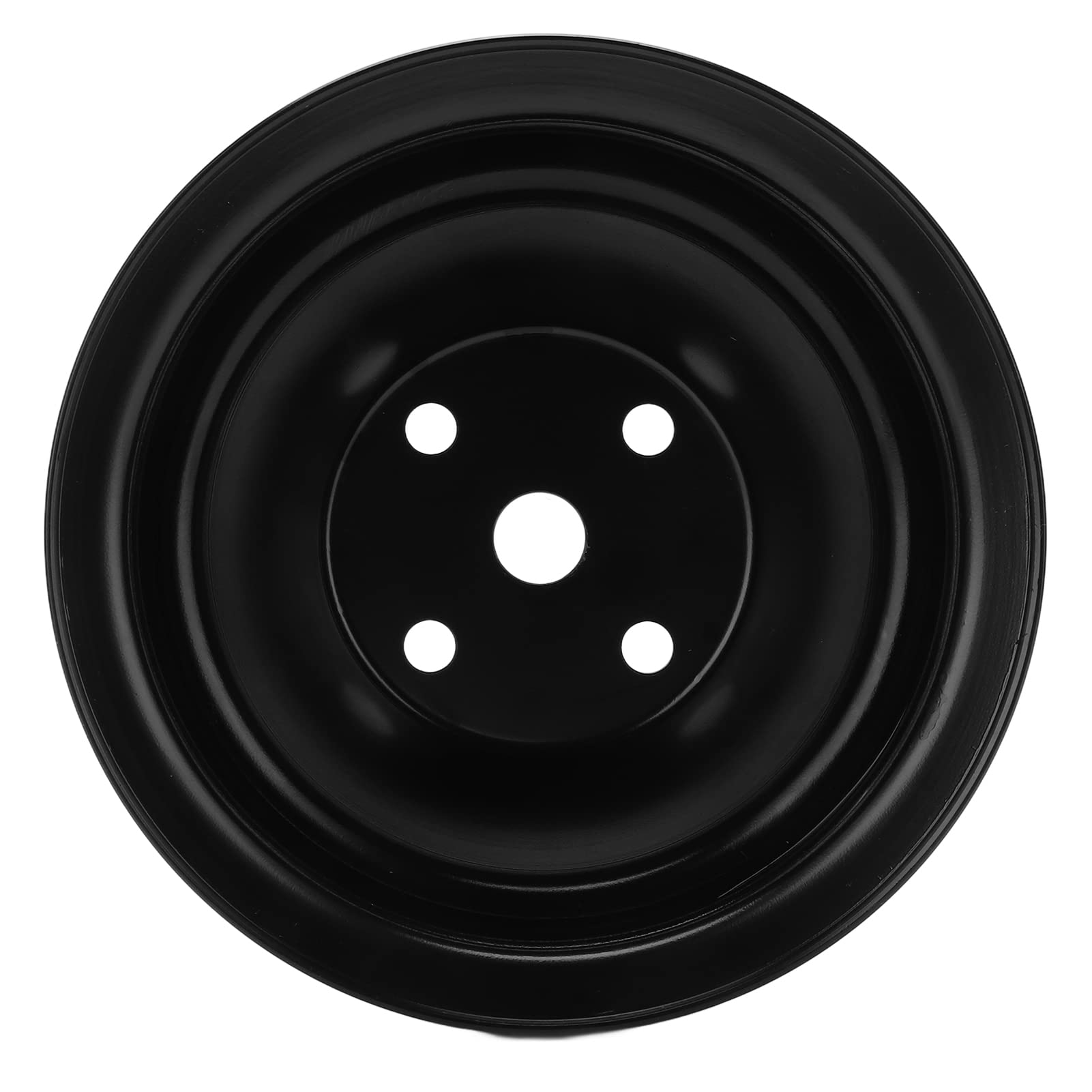Pompa Dell'acqua Lunga a Serbatoio Singolo, Puleggia in Acciaio Nero, Puleggia Dell'albero Motore Sostituzione della Puleggia della Pompa Dell'acqua Lunga a Doppia Scanalatura Per Motore SBC 262 350 4