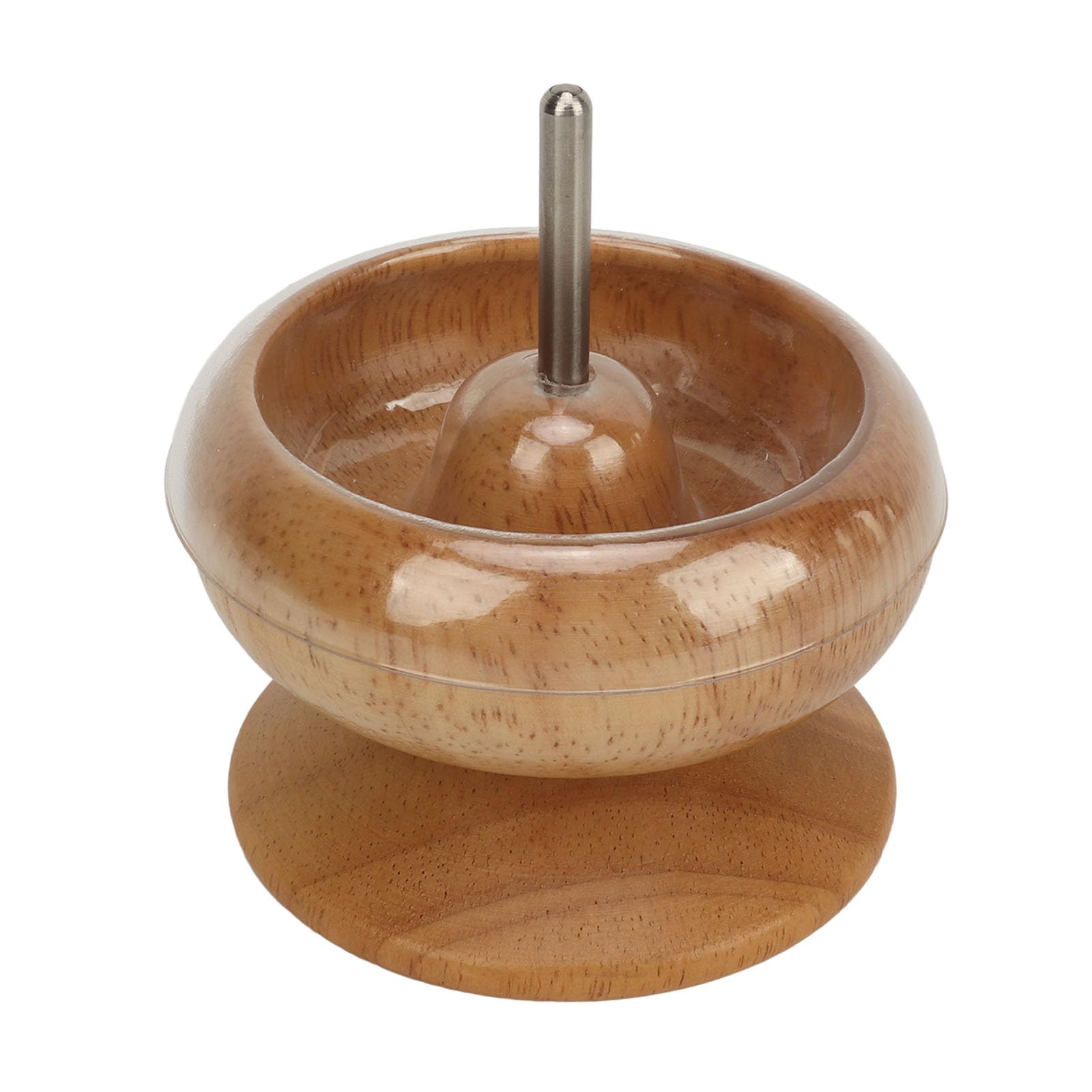 XGOUGUAAU Spinner de cuentas para hacer joyas, pulsera de madera con cuenco de cuentas y agujas para abalorios de ojo grande para hacer joyas de cuentas