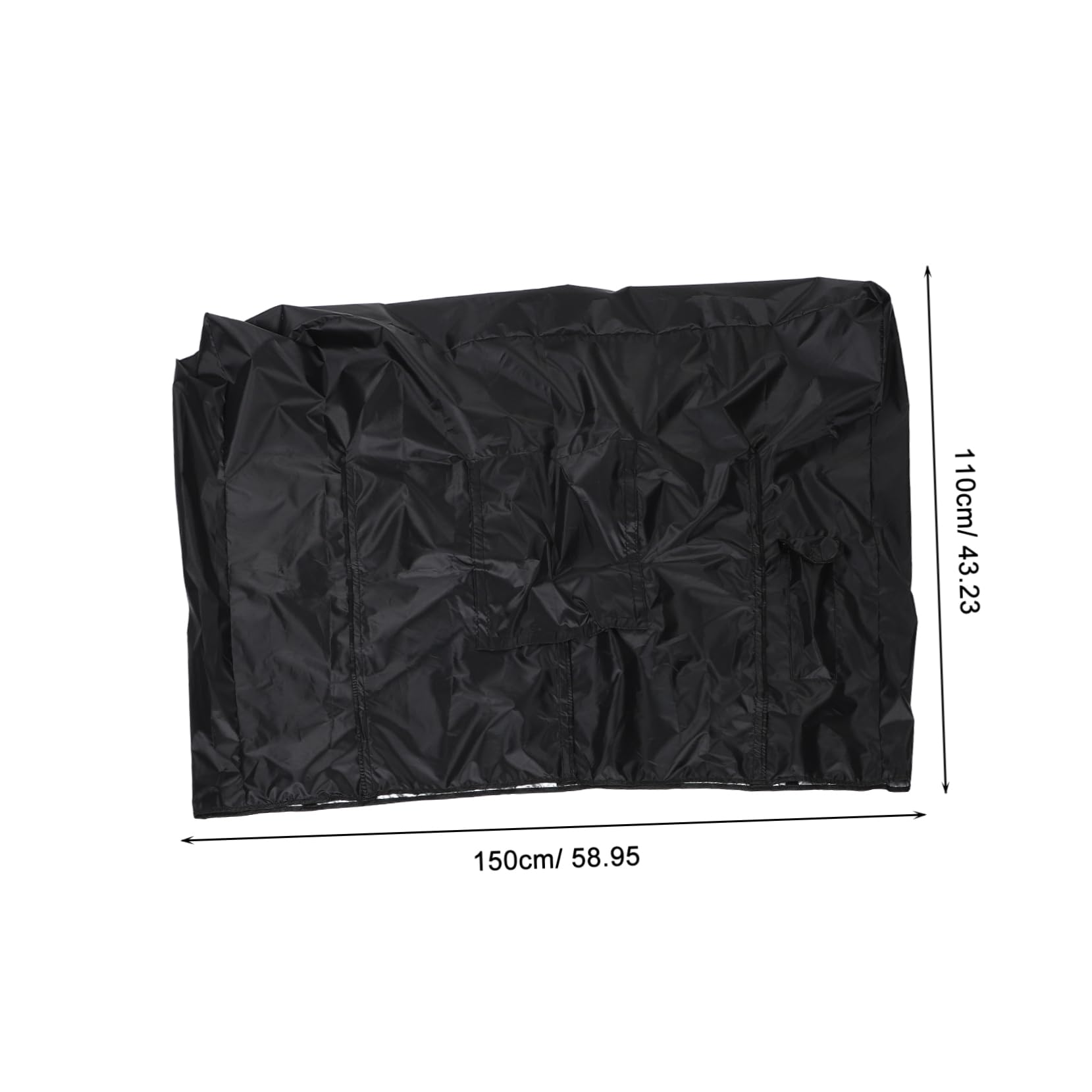 ibasenice Copertura per Tv 55-58 Pollici Oxford Resistente alla Polvere Compatibile Schermi LED Lcd Plasma Adatta per Giardino e Patio