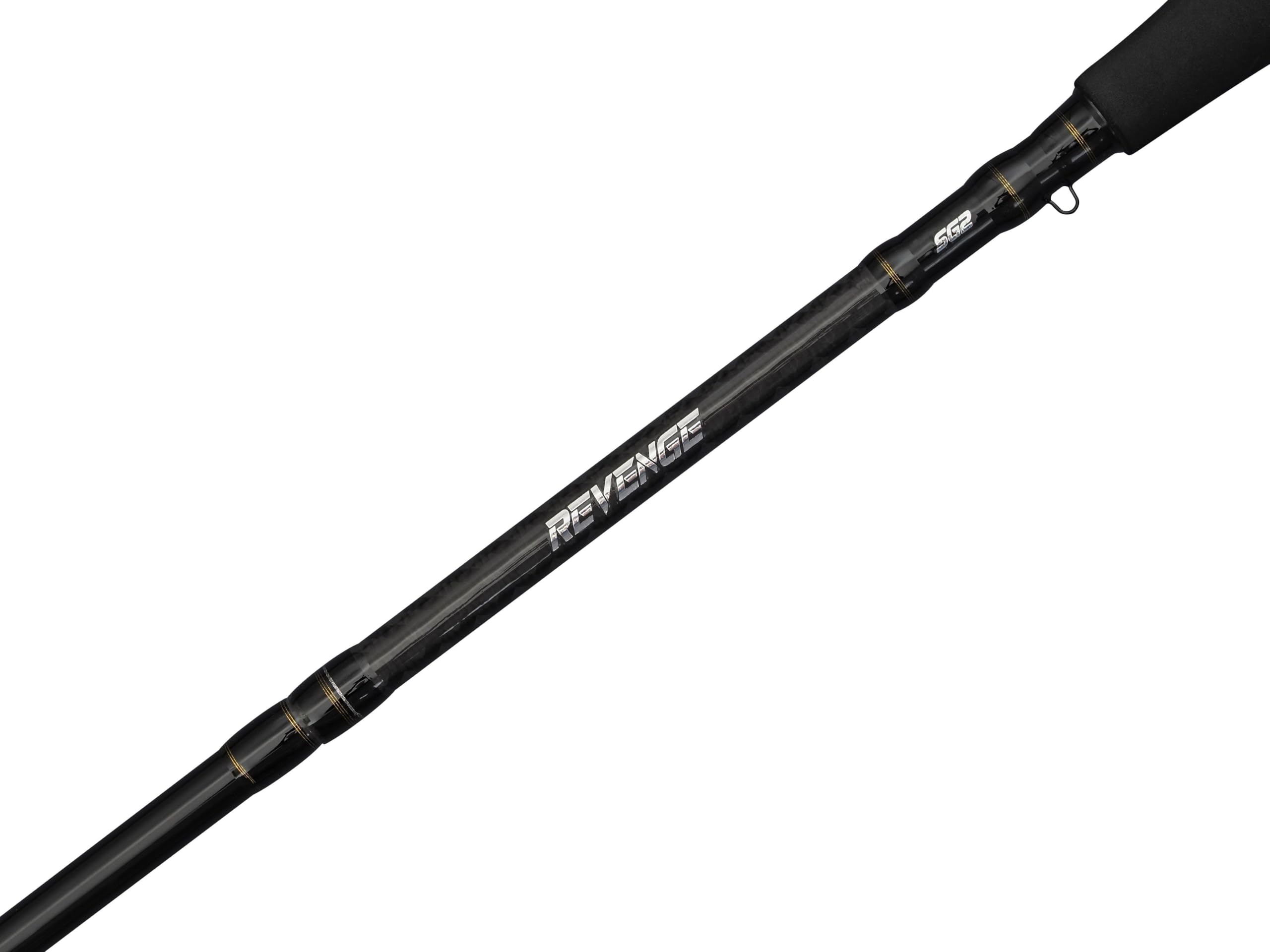 Savage Gear Revenge SG2 Medium Travel Canna da pesca | Canna da spinning per acque dolci per lucci, persici e lucioperca | Controllo medio dell'esca | Blank in carbonio 24+30T | Dimensioni multiple