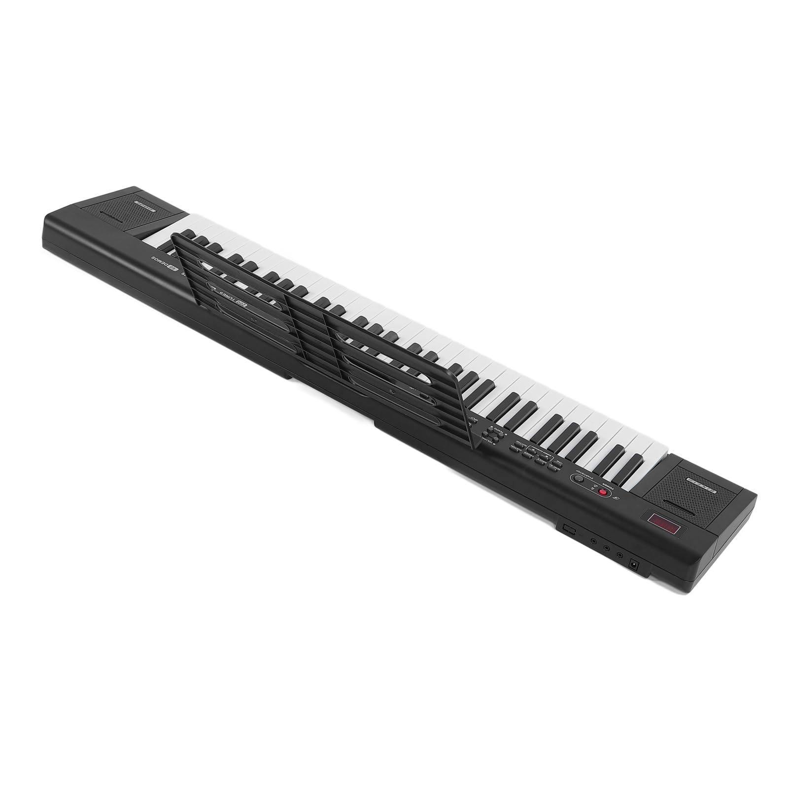 Doppi Tastiera Tastiera per Pianoforte Elettrico 61 Tasti Ricchi Sonore Sonore Sono State Sound per Principianti e Studenti Design Leggero (Spina europea)