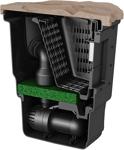 Miniatura 6 de Aquascape Signature Series - Filtro de desnatador de estanque, 1000, negro  43022