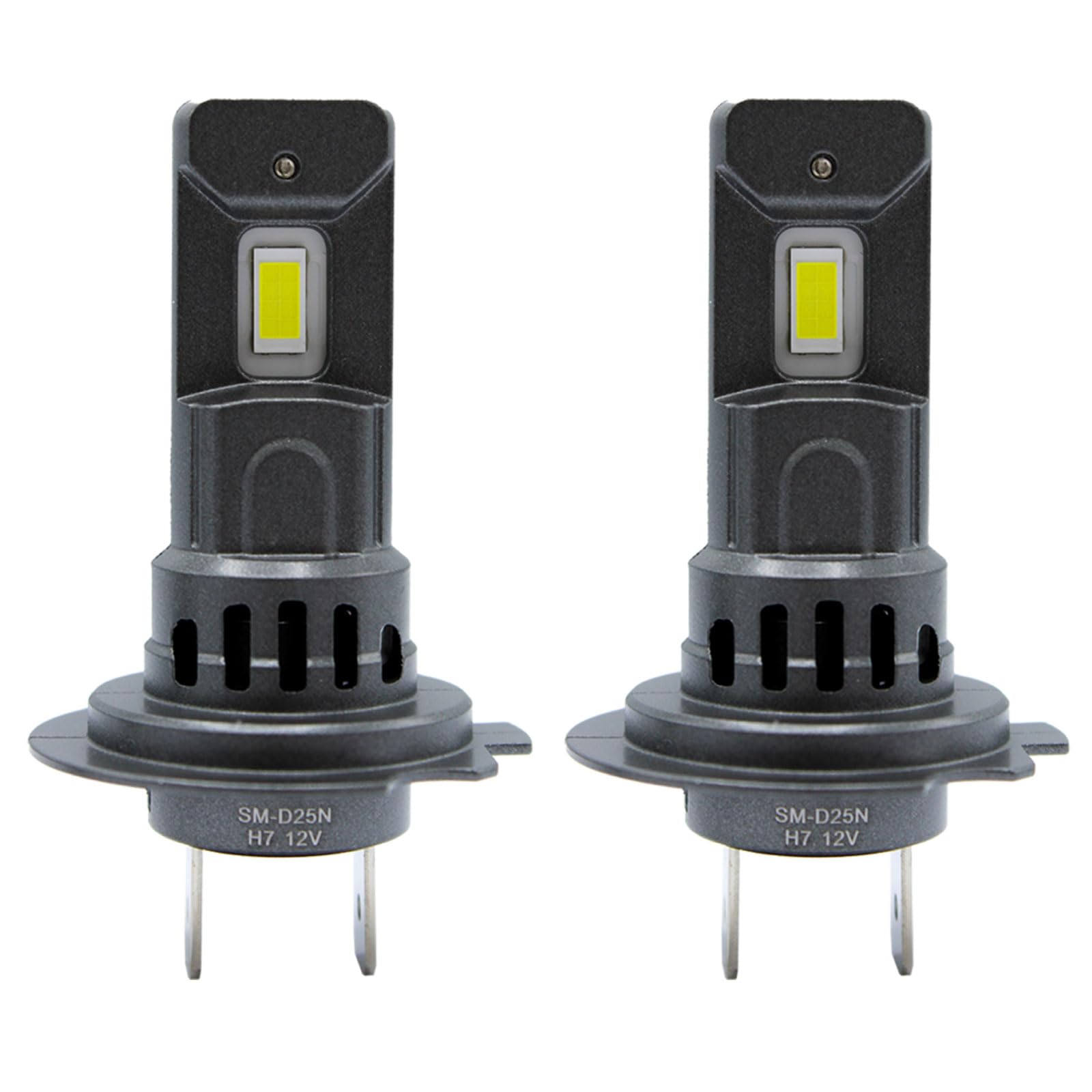 SpeedMax Lampadine Led con ventola per auto e moto H7 H18 6500K Plug & Play per Fari a Parabola +300% OFF ROAD