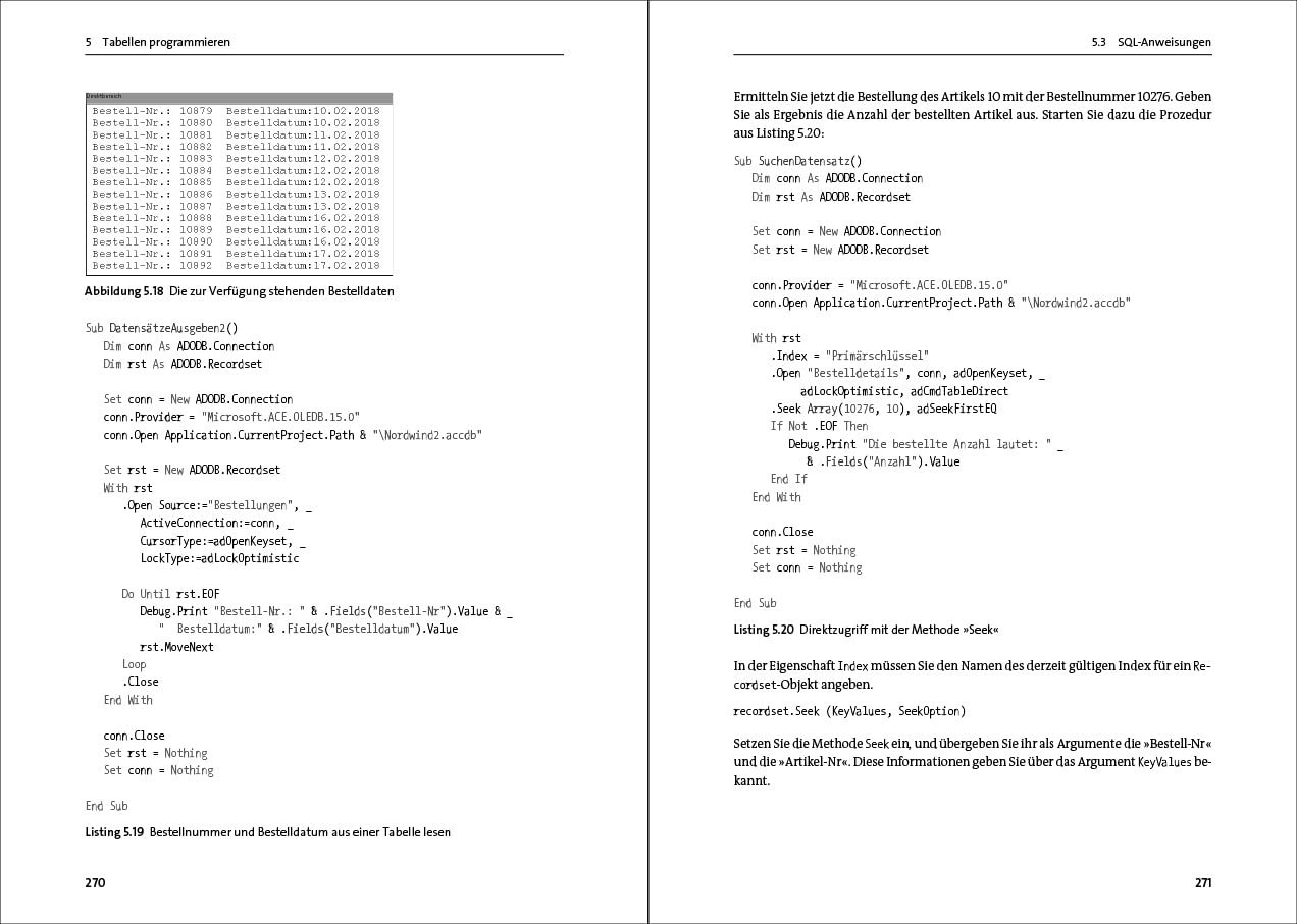 VBA mit Access: Das umfassende Handbuch mit VBA-Lösungen für Access 2010 bis Access 2021. Inkl. Makro-Lösungen und Praxisbeispielen