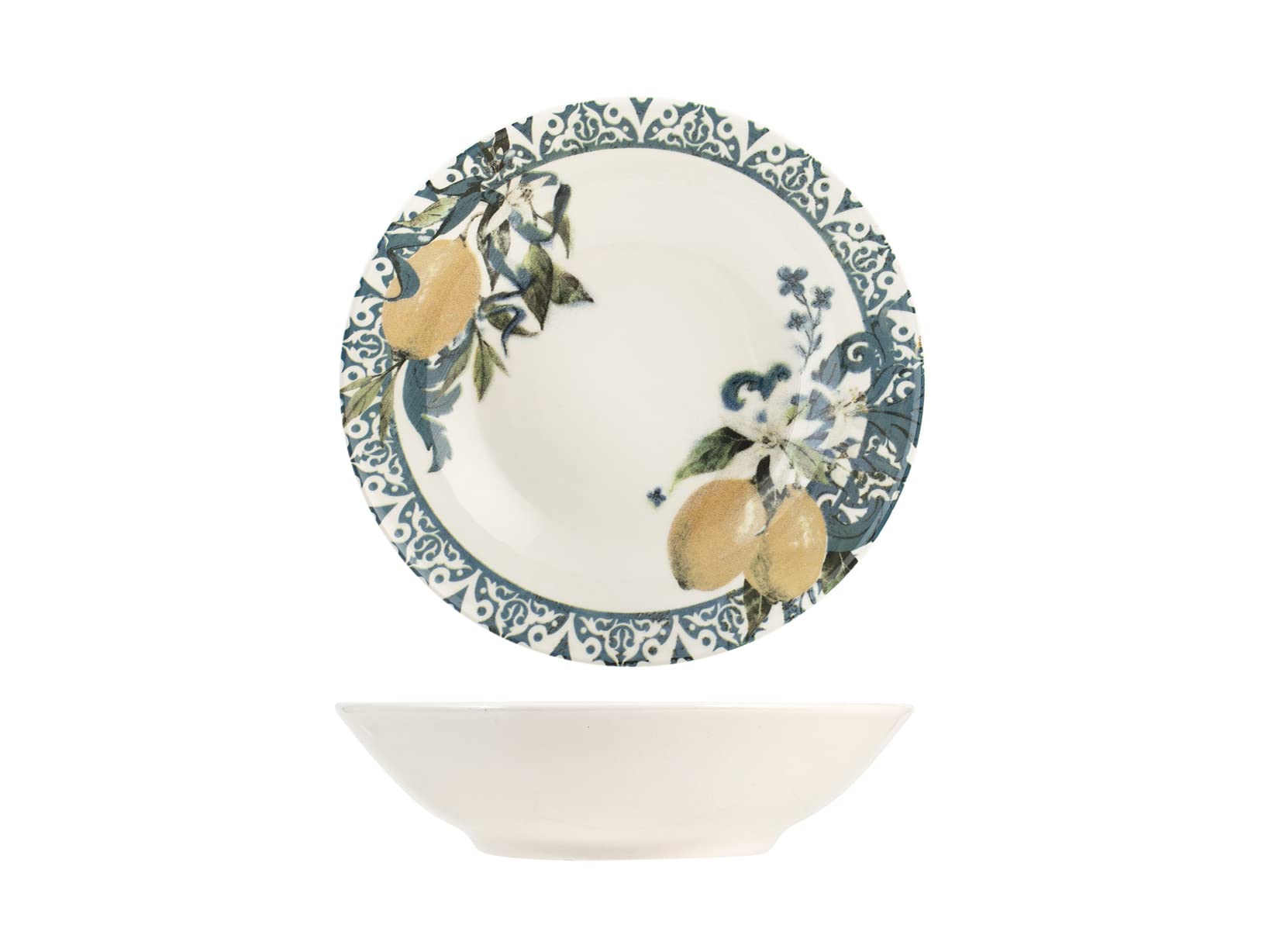 H&H Servizio Tavola 18 Pezzi Sicily In Stoneware Decorato