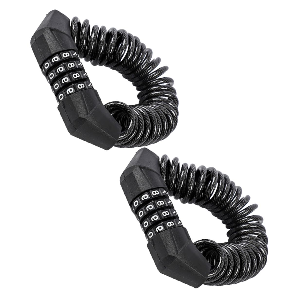 Serrure à combinaison chiffres sans clé compacte pour casque et scooter