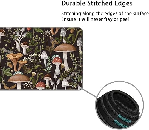 Miniatura 3 de MIBITRI Juego de alfombrillas para mouse y teclado, alfombrilla de mouse extendida para juegos + soporte ergonómico para reposamuñecas para teclado,