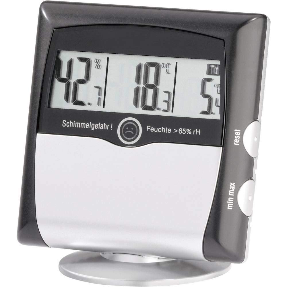 TFA Dostmann Klima Control Set Digitales Thermo-Hygrometer und Infrathermometer, 95.2008, mit Schimmelwarnfunktion, zur Kontrolle des Raumklimas