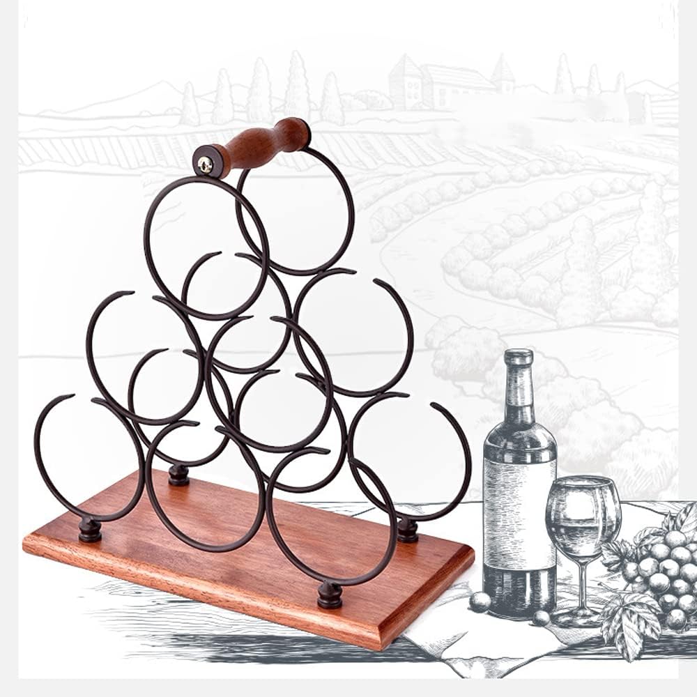 ZXKYZR8 クリエイティブ6ボトル赤ワインラックヨーロピアンスタイル