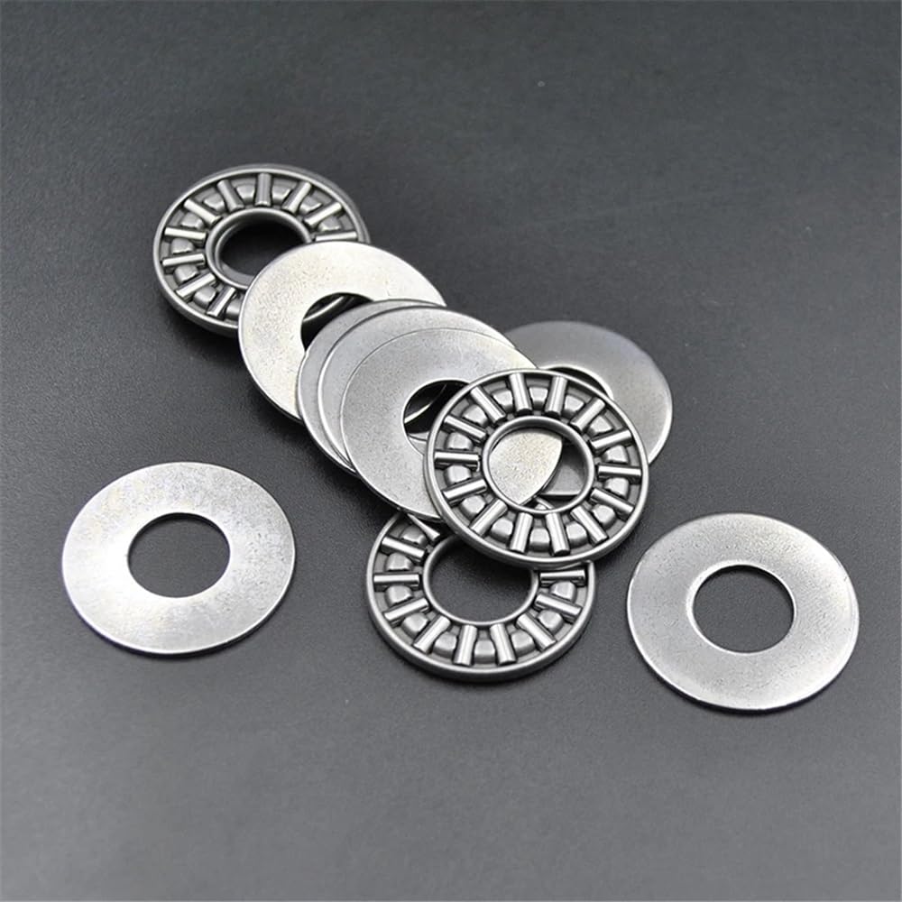 100 set 1024 +2AS cuscinetti a rulli di spinta piani 1024 10x24x4mm 100 pezzi cuscinetto a rulli di spinta assiale con rondelle